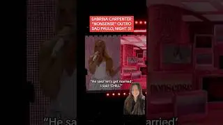 Sabrina Carpenter “NONSENSE” Outro, São Paulo Eras Tour Night 3! 😅
