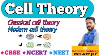 Cell theory | Modern cell theory | NEET Biology | CBSE Biology Lecture | NEET 2024