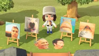 How to get Custom Designs in Animal Crossing New Horizons (Funny Moments)