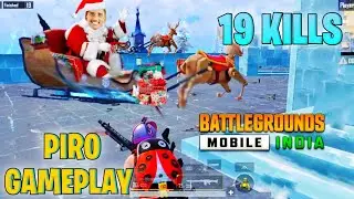Steeling Sleighing of Santa Claus in BGMI | Playing BGMI Like Piro Player After Long Time 19 KILLS