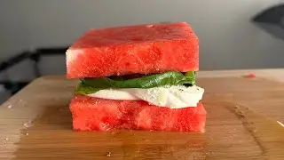 Trying the VIRAL Watermelon Sandwich