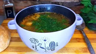 Грибной суп с фунчозой, вкусно, без мяса
