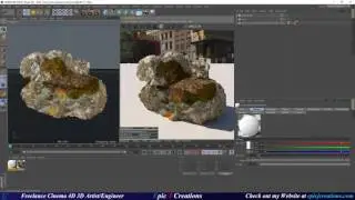 Quixel Megascans Fuz Map workflow in Cinema 4D and Octane