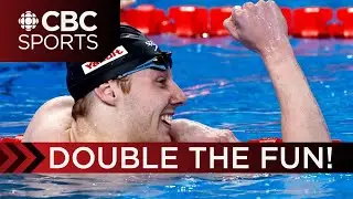 Finlay Knox claims 100m butterfly, 50m breaststroke titles at Canadian Swimming Open | CBC Sports