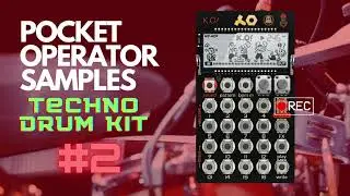 POCKET OPERATOR KO-33 Techno Drum Kit #2 Sample