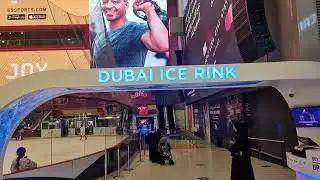 DUBAI ICE RINK,NIGHT VIEW OF BUSINESS BAY DUBAI,DUBAI ICE RINK,DUBAI MALL