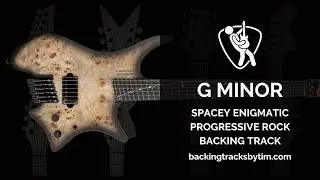 Spacey Enigmatic Progressive Rock Backing Track in G Minor | 175 PM