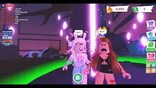 part 44444 of playing adopt me with my friend :D