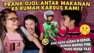 PRANK OJOL DELIVERS FOOD TO OUR CARDBOARD HOUSE ‼️