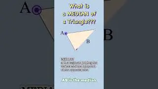 What is the median of a triangle???