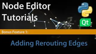 Node Editor Bonus 01: Adding Rerouting Edges