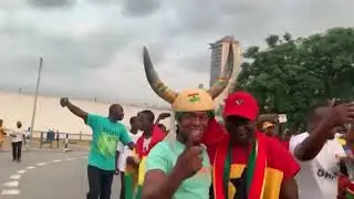 This is what actually happened when the supporters were going to the stadium #Ivory #Coast #Ivorycoa
