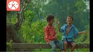 How to edit  Green Screen  Effect Rain Video Photo editing in kinemaster tutorial