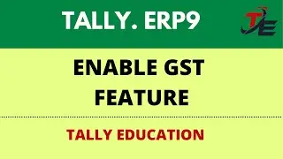 How to Enable GST Feature in Tally ERP 9 I Hindi I