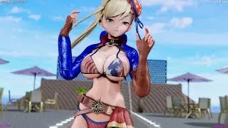 【Fate/MMD】水着武蔵で[ ヒバナ ] 【Ray-MMD】【4K/60fps】