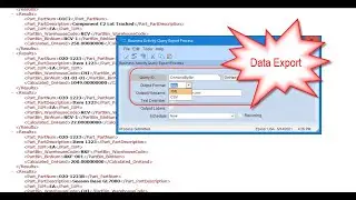Epicor ERP Export Data to CSV or XML from BAQ