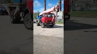 Звук двигателя автомобиля МАЗ