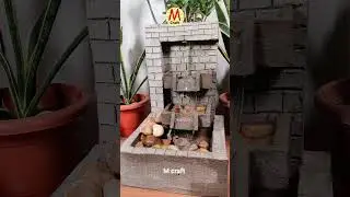 Amazing cement fountain 😍
