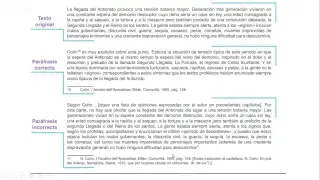 Aprendiendo a parafrasear