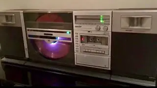 Sharp VZ3000E Vertical Record Player after full strip down, NOT FOR SALE.