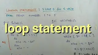 For loop, while loop & until loop | Loop in Shell Script