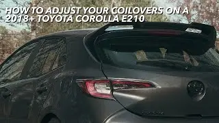 How to adjust Fortune Auto coilovers on a 2018+ Toyota Corolla E210 #fortuneauto #advanceforward