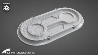 How to model this hard surface design _ blender modeling