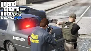 GTA 5 LSPDFR U.S. MARSHAL GAMEPLAY