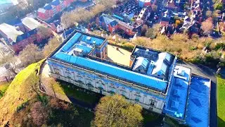 Nottingham City Centre and Castle via Drone