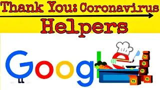 Thank you coronavirus helpers - Google says it with a Doodle Series | skills changes life