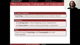 Cryptanalysis 1.1: Introduction