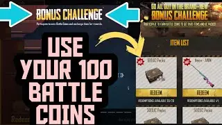 INDIA BONUS CHALLENGE || USE YOUR 100 BATTLE COINS|| GET 2 BONUS CHALLENGE VOUCHER ||PUBG MOBILE