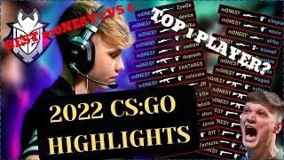 2022 CS:GO HIGHLIGHTS #1, m0nesy  BEST CLUTCH 1VS4