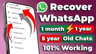 How To Recover Deleted Messages On WhatsApp Without Backup (2024) | Restore WhatsApp Chats
