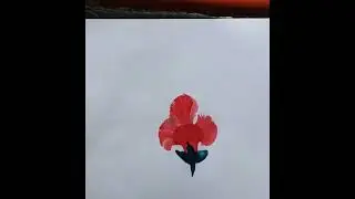 Great art flower painting 😱 beautiful flower drawing / #short #ashortday #sonamartwork #viral