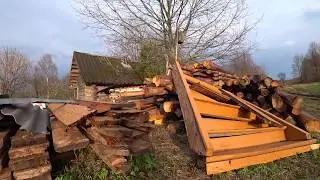 Фундамент мастерской, Сталинская Дверь, Покупка пиломатериала