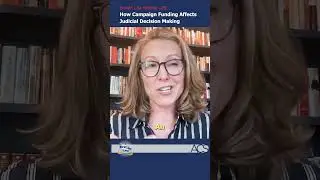 Does campaign funding impact judicial decision making? #shorts