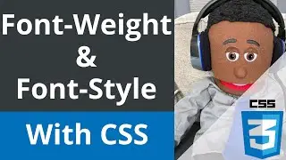 CSS - How to change html font with font weight and font-style properties