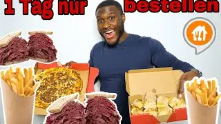 ICH LEBE 1 TAG LANG NUR VOM LIEFERSERVICE