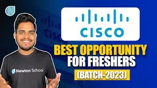 CISCO Hiring | Best Opportunity for FRESHERS (Batch-2023) | Off-Campus 🔥