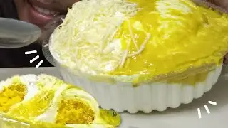 CHEESE & CREAMY DURIAN CAKE MUKBANG ASMR 😋🍰 // Kek durian D24 cheese