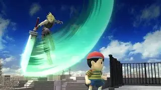 Smash 4 - Cloud's nair