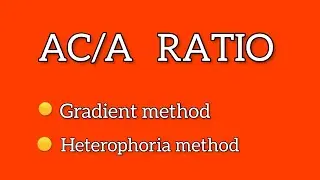 AC/A RATIO in Tamil | Optometry Tamil