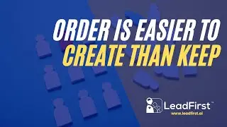 Order is Easier to Create than Keep