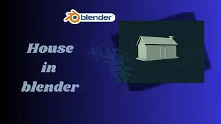 Basic blender modeling || Made this house in blender || 3dAnimation