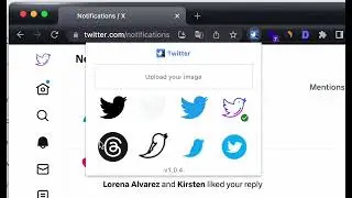 Twitter Logo Changer-A chrome extension to change the twitter logo