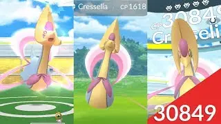 Catch Cresselia - Raid Fights Legendary Cresselia Vs Meltan