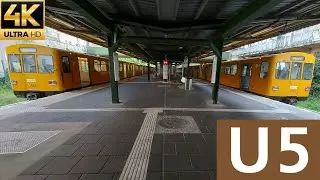U Bahn Berlin U5 Inselbetrieb 2024  4K