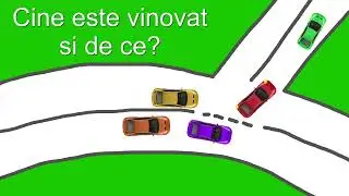 Depasire pe linie continua vs viraj la stanga.