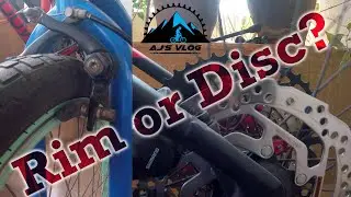 Rim brakes or Disc brakes? Ajs cycling vlog |